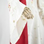 Mittelalterkleid aus Taft und Baumwolle für Kinder Modell Frida