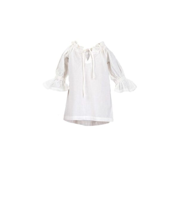 Kurzärmelige Bluse für Kinder Modell Lotte