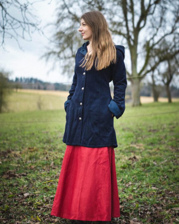 Kurzer Mantel aus Schurwolle Modell Mila