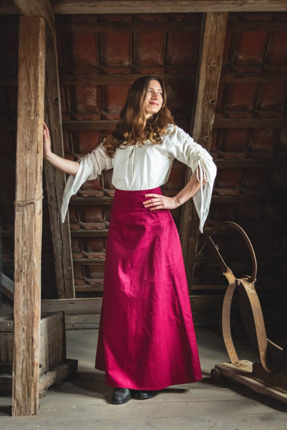 Schnürrock aus Baumwolle Modell Annette