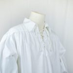 Stehkragenhemd aus leichter Baumwolle Modell Konrad