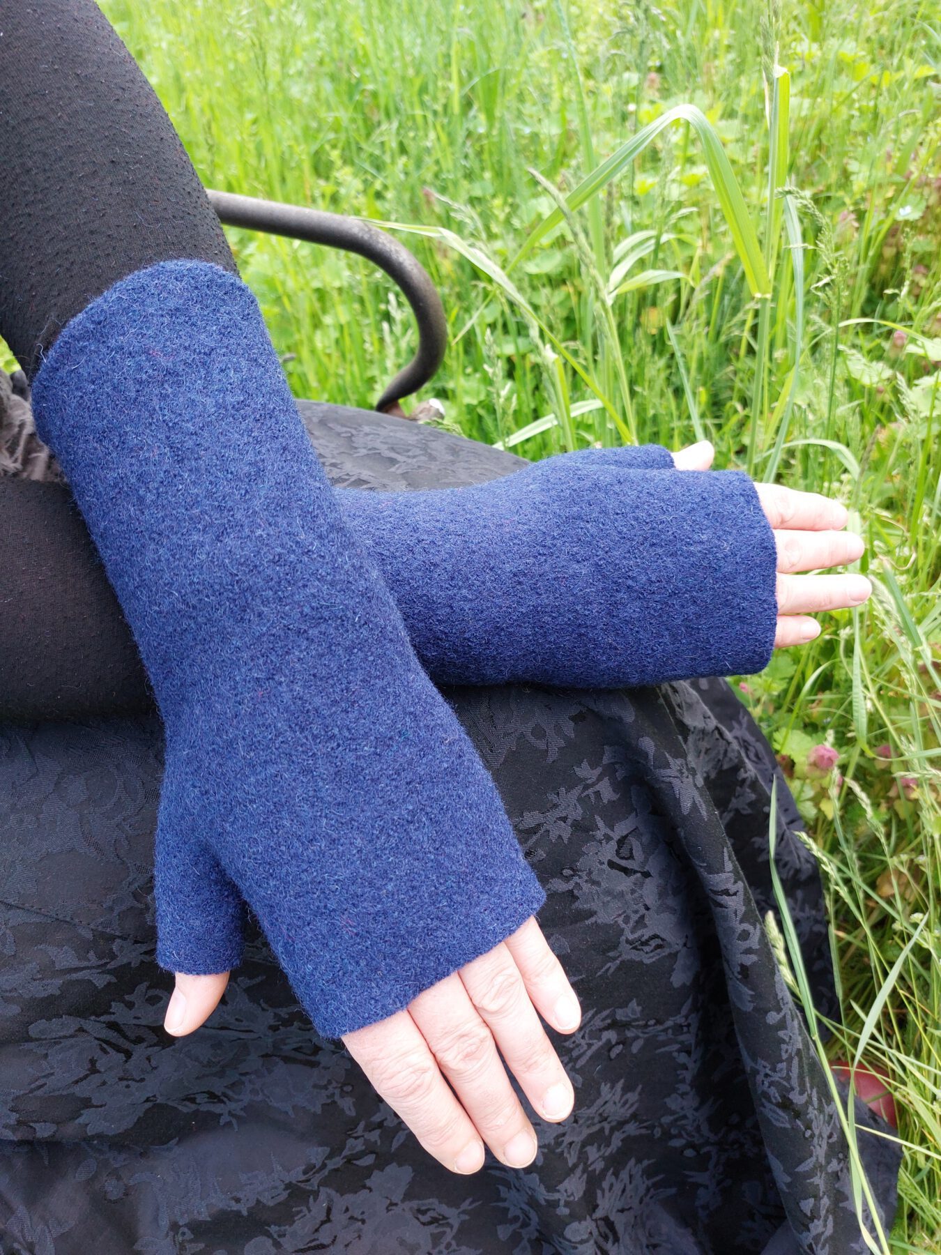 Handstulpen mit Daumen Sarah