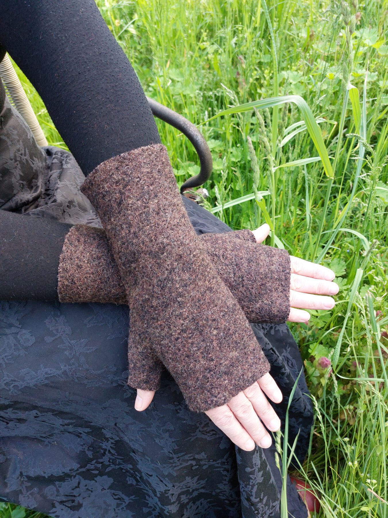 Handstulpen mit Daumen Sarah