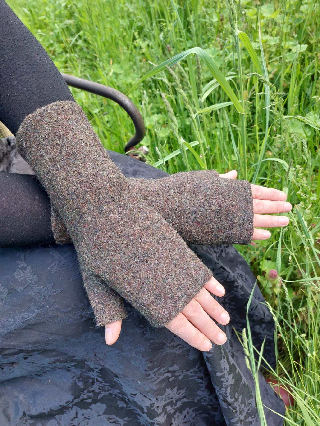 Handstulpen mit Daumen Sarah