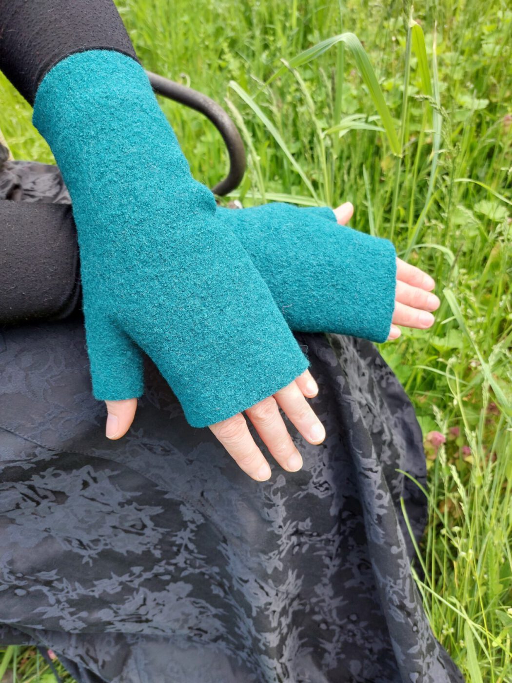 Handstulpen mit Daumen Sarah