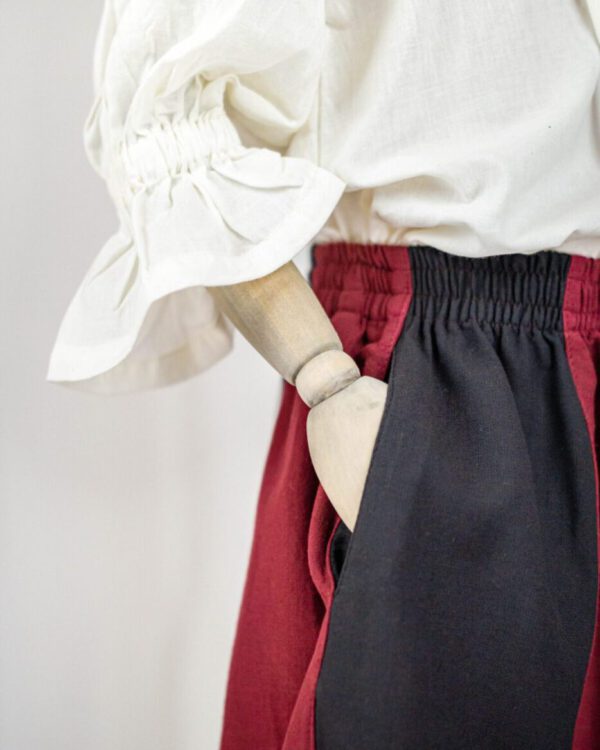 Two color cotton skirt for kids model Nina