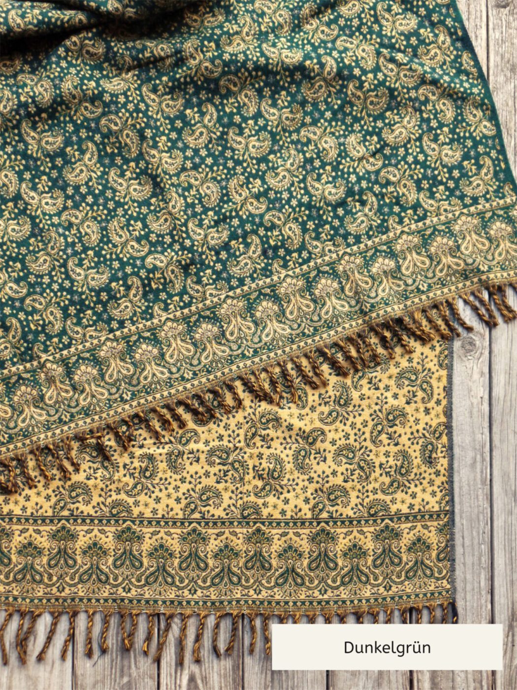 Rina Schal1 Dunkelgrün