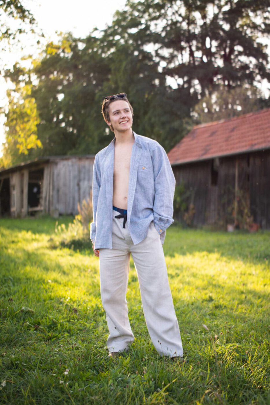 Leinenhemd Modell Micha