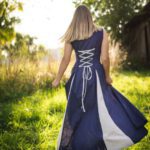 Ärmelloses Leinenkleid Modell Helena
