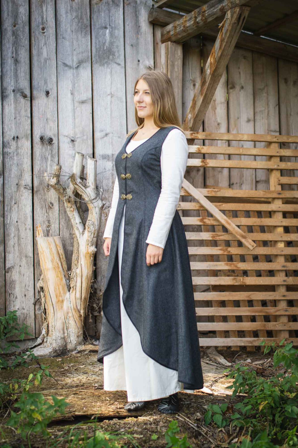 Mantelkleid aus Wolle Laura