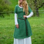 Annika M29 grün Leinen