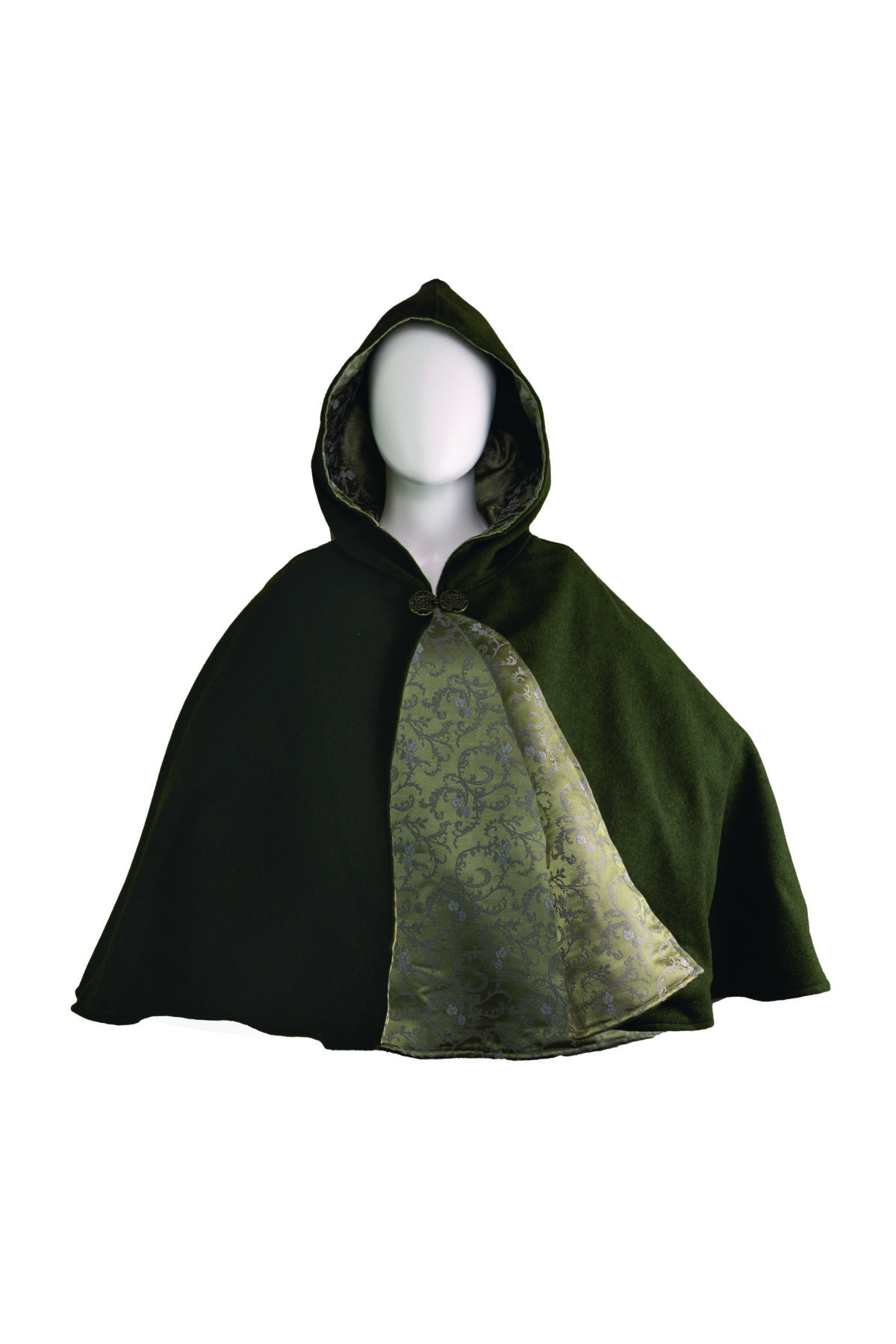 Gugel Kurzcape aus Schurwolle Modell Neve