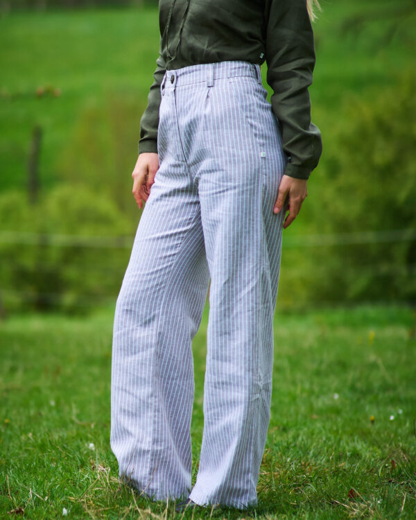 Marlenehose aus Hanf oder Leinen