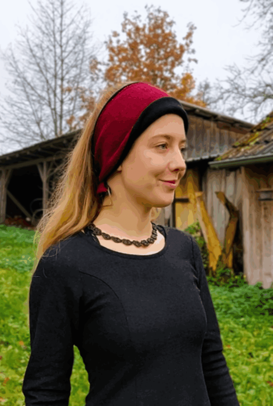 Stirnband Stella Rot