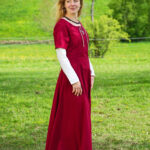 Kurzärmeliges Wollkleid Ida - Thumbnail Image 4