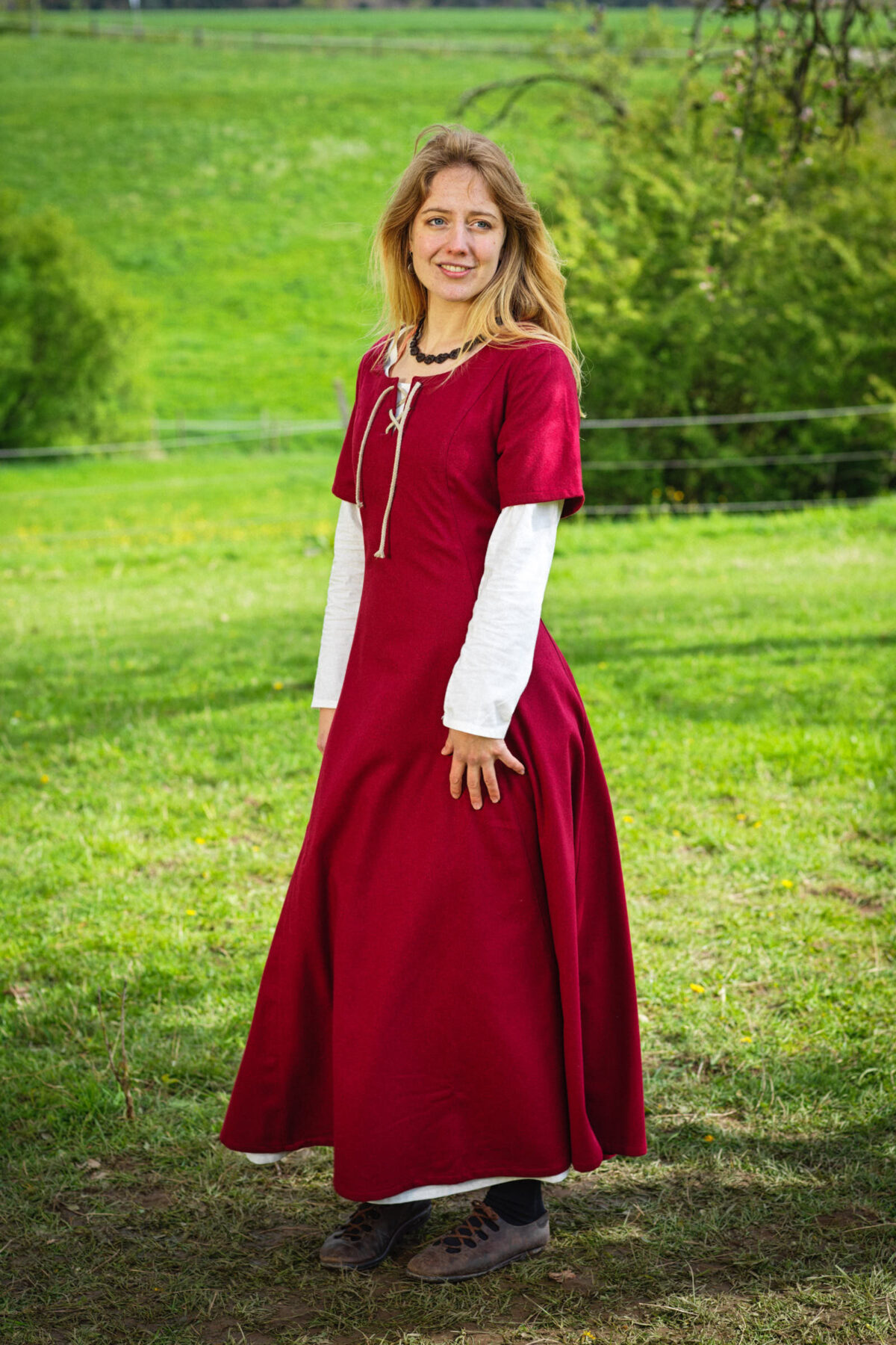 Kurzärmeliges Wollkleid Ida – Bild 6
